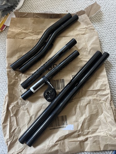 Carbon aero extensions bars - carbon,
